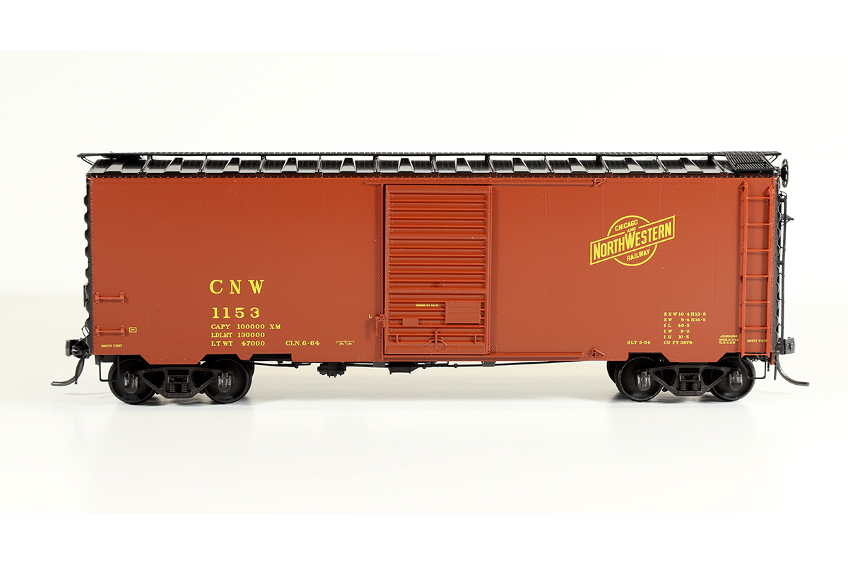 HO Scale  McKean  40' Chicago Northwestern Boxcar  CNW 106828 