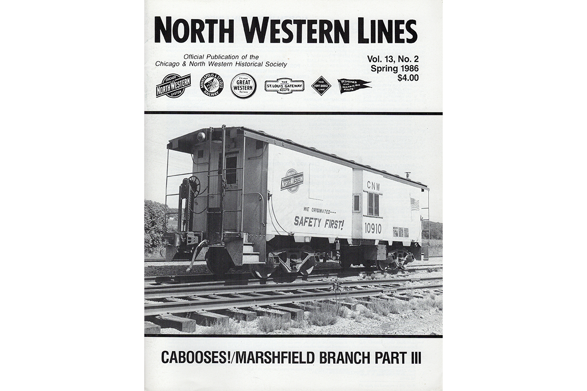North Western Lines: 2016 1 CHICAGO & NORTH WESTERN LINES No LAST NEW